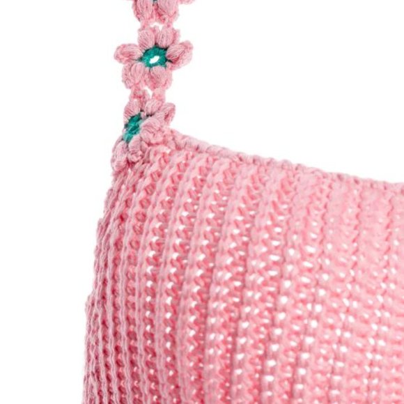 NWT Agua Bendita Albany Java Crop Top SIZE M L - Picture 3 of 4